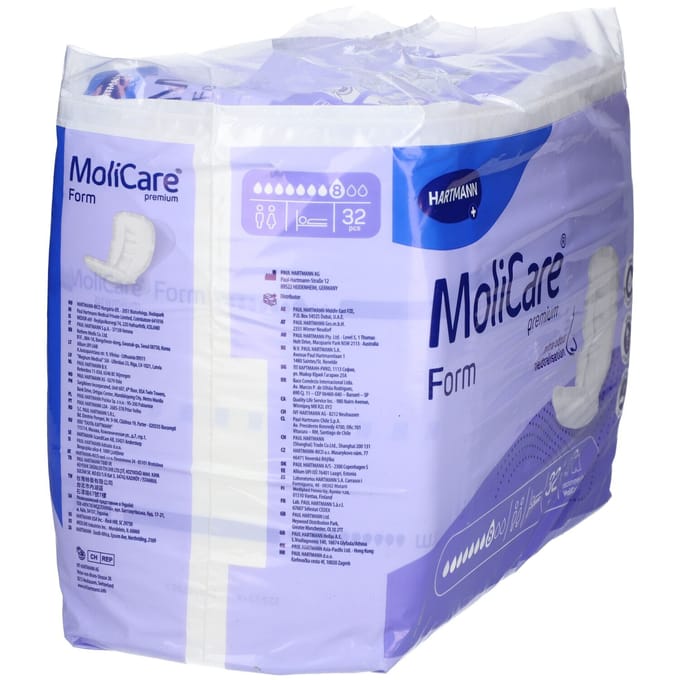 Hartmann Molicare Premium Form 8 druppels - 1 pak van 32 stuks