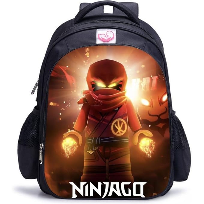 Lego Ninjago Seizoen 5 Cartoon Print Zwarte Rugzak black - medium