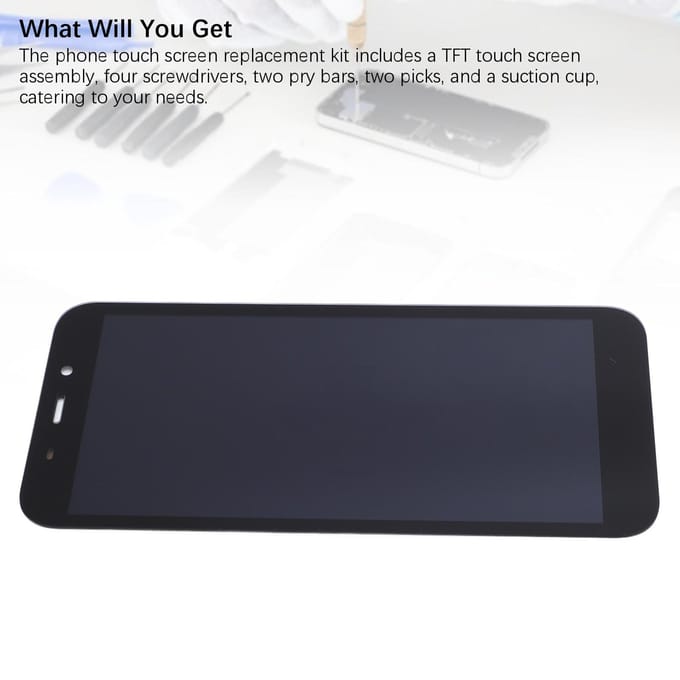 Schermvervanging voor Oukitel WP12 Smartphone TFT-scherm Touchscreen Digitizer Assembly met white