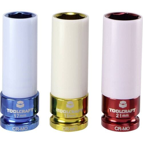 TOOLCRAFT 1544321 Dopsleutelset 1/2 (12,5 mm) 3-delig