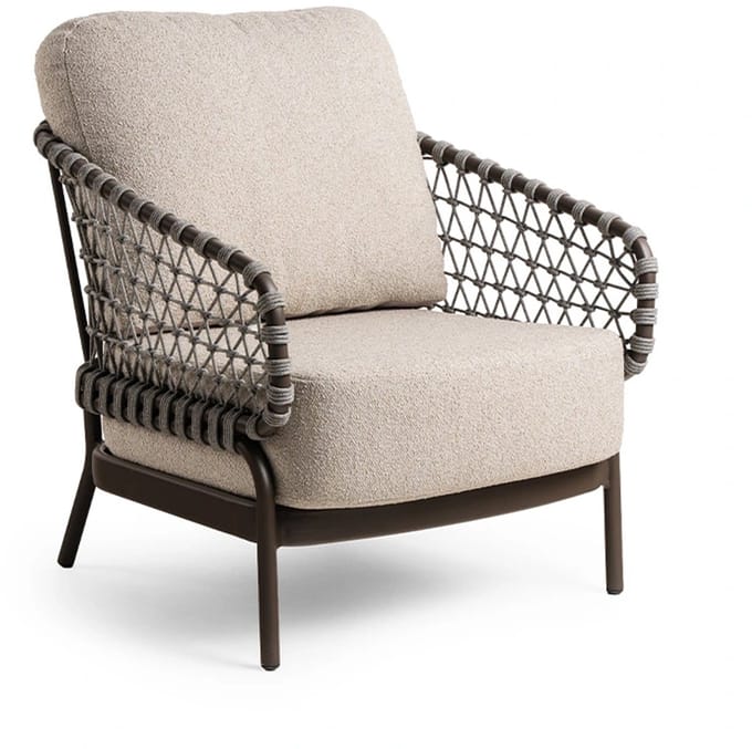 Tierra Outdoor Juno Loungestoel - Chocolat