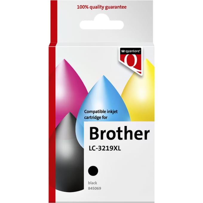 Inktcartridge Quantore alternatief tbv Brother LC-3219XL zwart