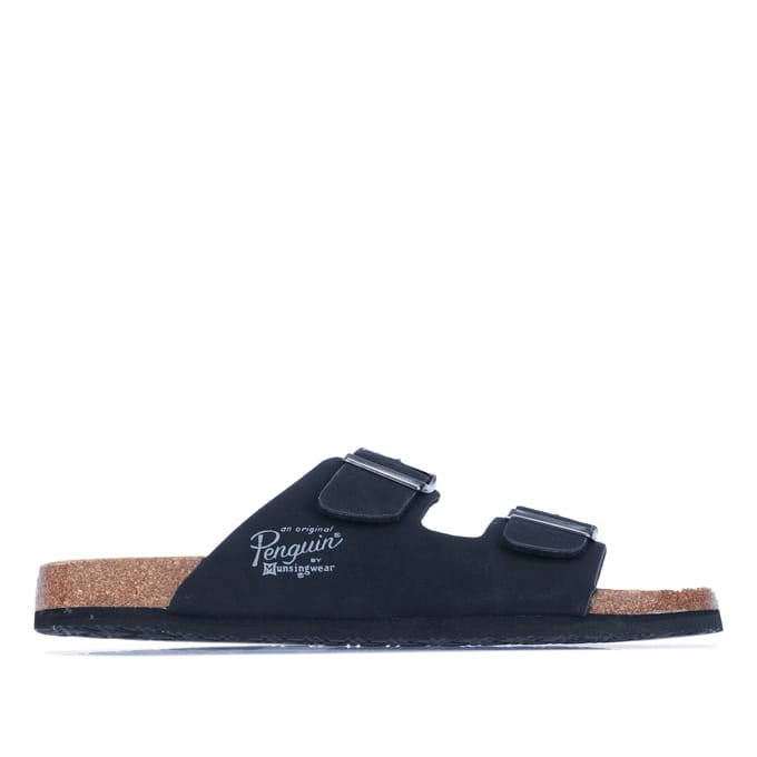 Men's Original Penguin Port Buckle Sandal in Black