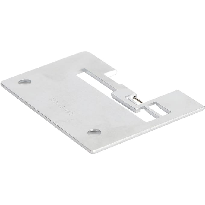 Plaque à aiguille de couture Accessoires de remplacement Outil d'assistance à l'aiguille en fer pour machine overlock white