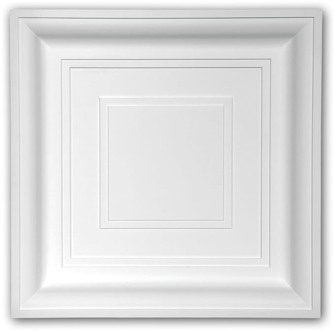 Plafondtegel 157002 Profhome Plafond-element Wandpaneel modern design wit