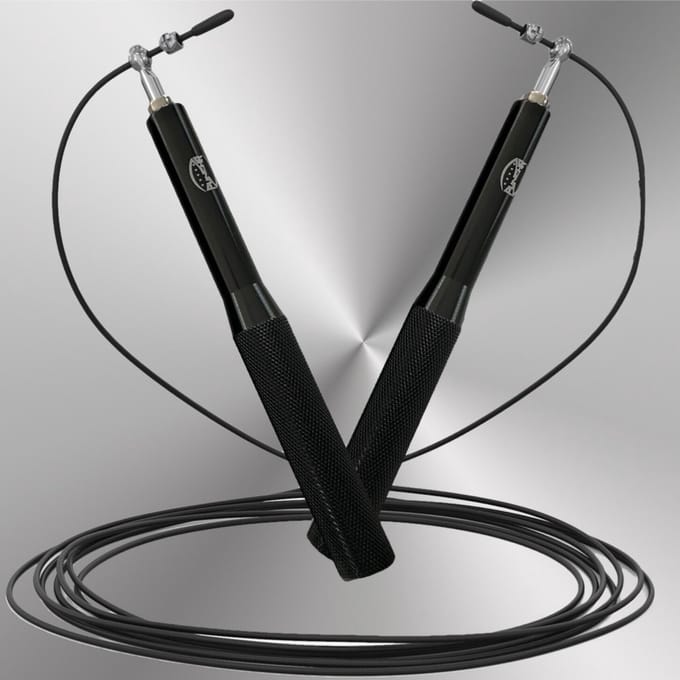 PunchR™ Springtouw SPX Metalen Handgrepen Zwart