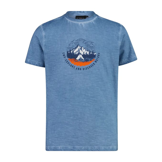 T-shirt van gemêlede jersey kind CMP
