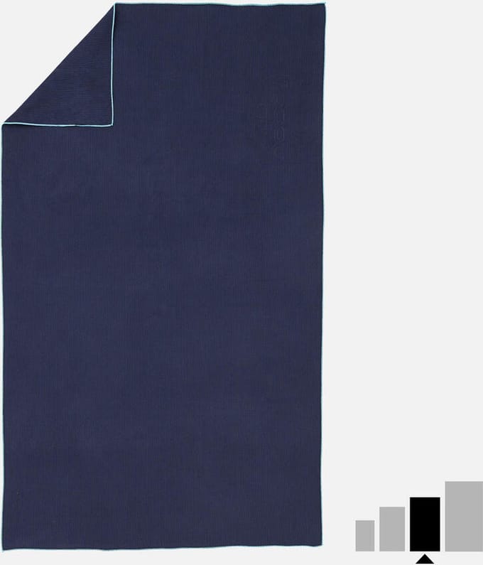 Strandlaken Microvezel Voor Ligbed 80X130 CM GRIJS