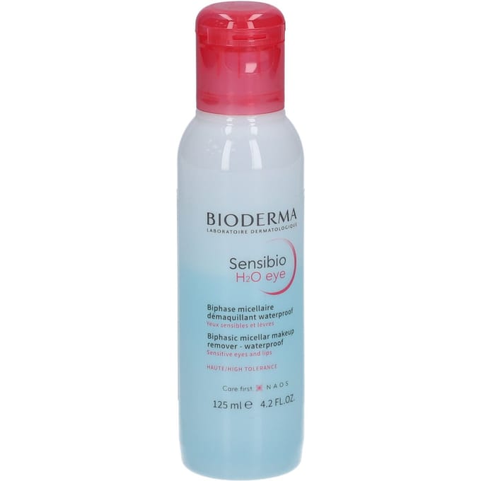 Bioderma Sensibio H2O Eye Biphasic Micellar Makeup Remover Waterproof 125 Reinigingsmiddel