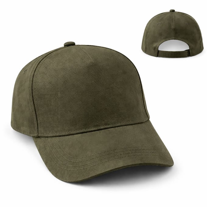 Benza Luxe Leger Cap Muts Legergroen