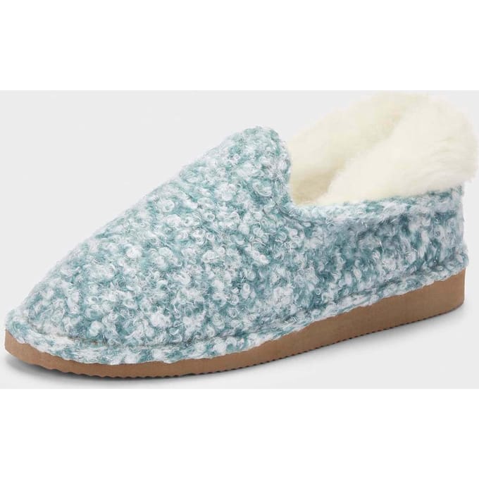 Pantoffels - mintgroen - Gr. 37 van Goldner Fashion