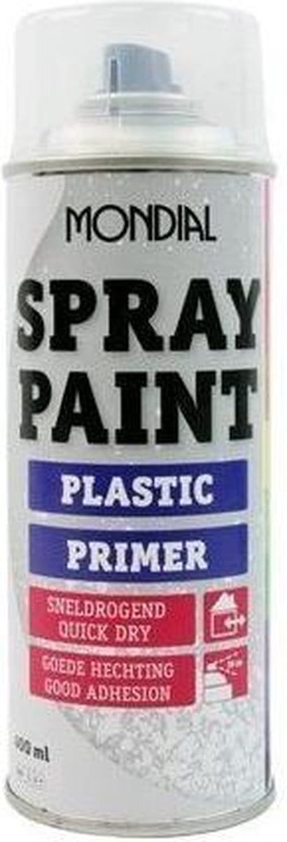 Mondial Plastic Kunststof Primer - Grondverf - Universeel - Sneldrogend - Transparant