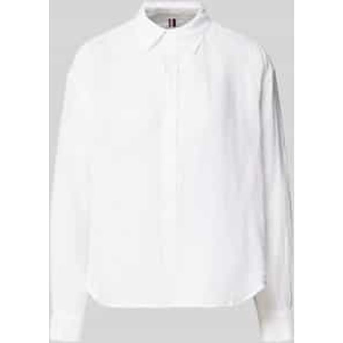 Oversize blouse van puur linnen