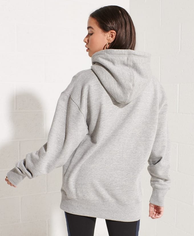 Dames oversized sweatshirt met capuchon Superdry Code
