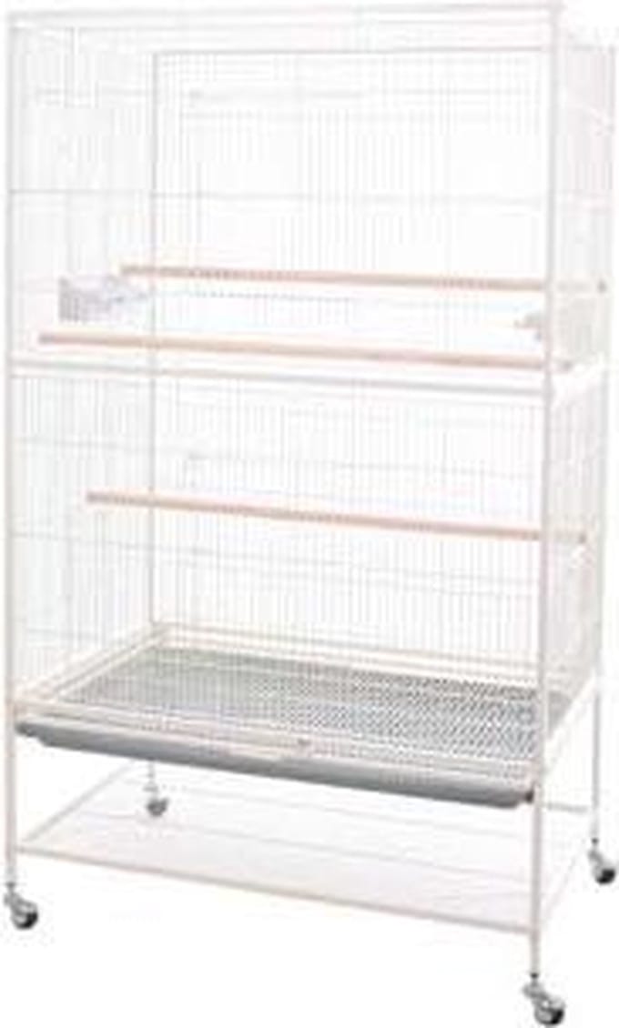 Voliere sumba wit 79x52x130cm