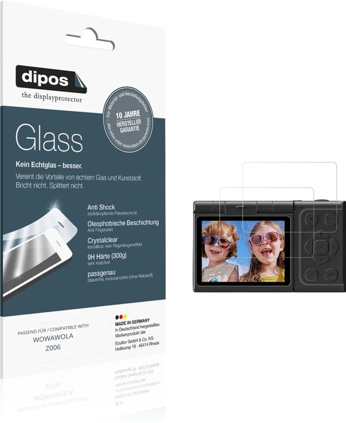dipos – 2x Pantserfolie geschikt voor WOWAWOLA Z006 | 9H Screenprotector