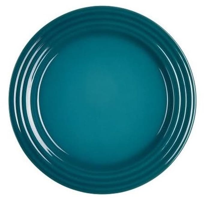 Le Creuset Ontbijtbord / Dessertbord - Deap Teal - ø 22 cm