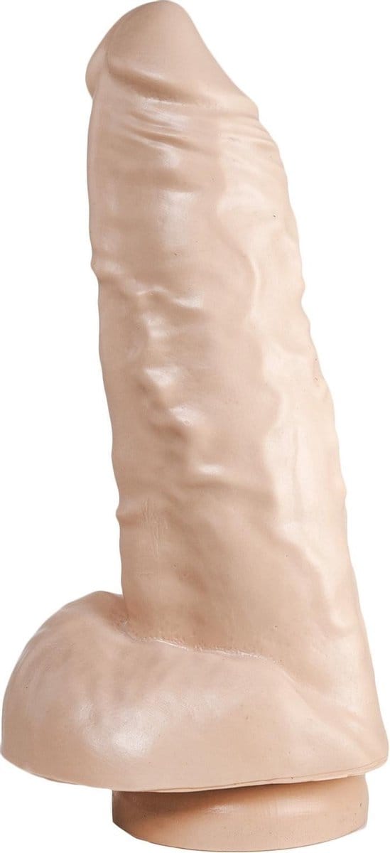 515 line Dildo met zuignap 21.5 cm - beige