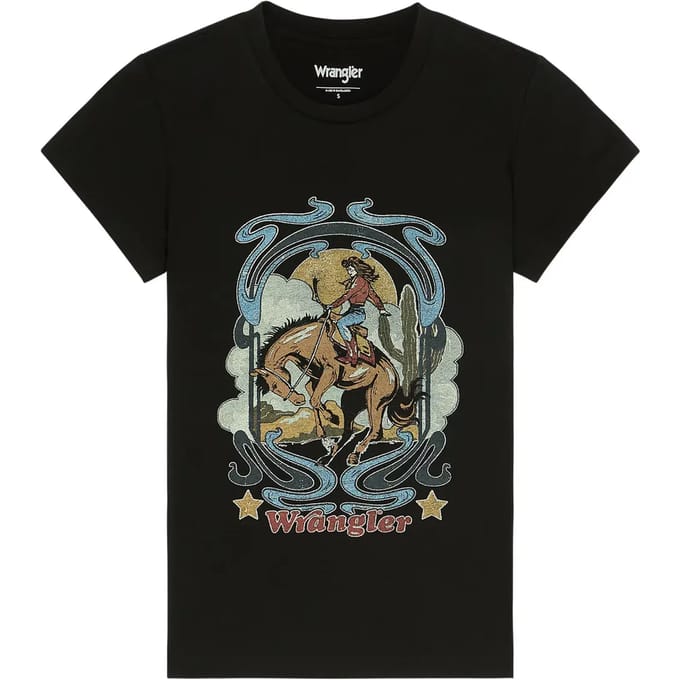 Dames-T-shirt met smalle band Wrangler Beauty