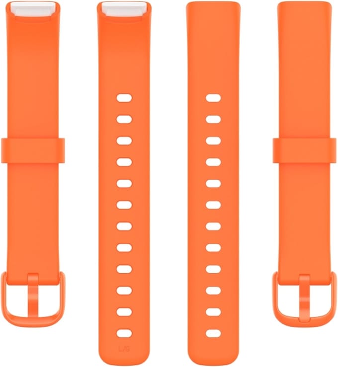 Siliconen bandje - geschikt voor Fitbit Luxe - maat M/L - oranje