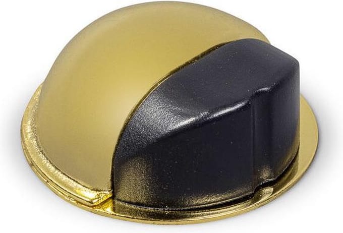 Deurstopper - goudkleurig gepolijst 50x22mm