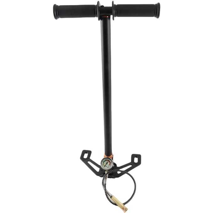 Pompe Haute Pression Pliante Refroidie à Eau Pompe Manuelle Compresseur d'Air PCP 40MPA avec Séparateur Huile Eau pour Haute Pression noir