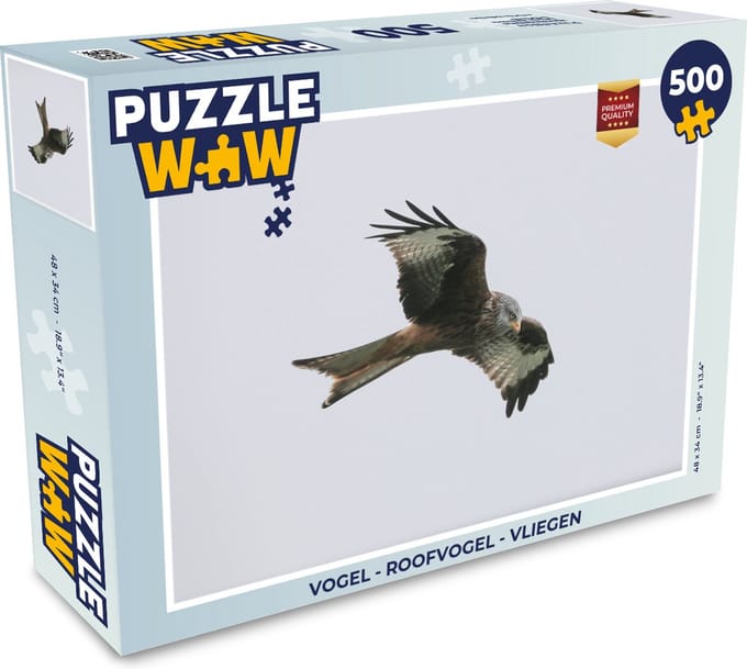 Puzzel Vogel - Roofvogel - Vliegen - Legpuzzel - Puzzel 500 stukjes
