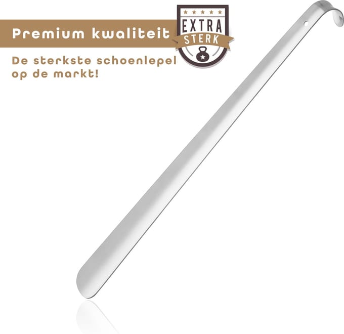 Baulk® - Schoenlepel - Schoenlepel Medium - 58cm - RVS - Extra sterk