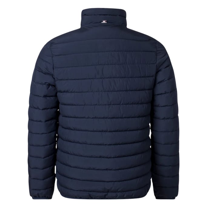 Aquascutum Active 100GR Mock Neck marineblauwe jas