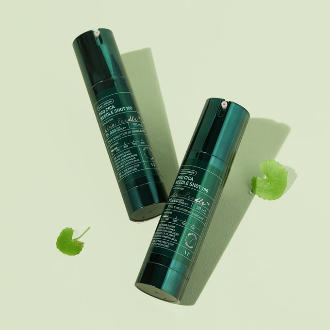 VT COSMETICS 100 Pro Cica Reedle Shot 50ml AUTHENTIEKE WINKEL white