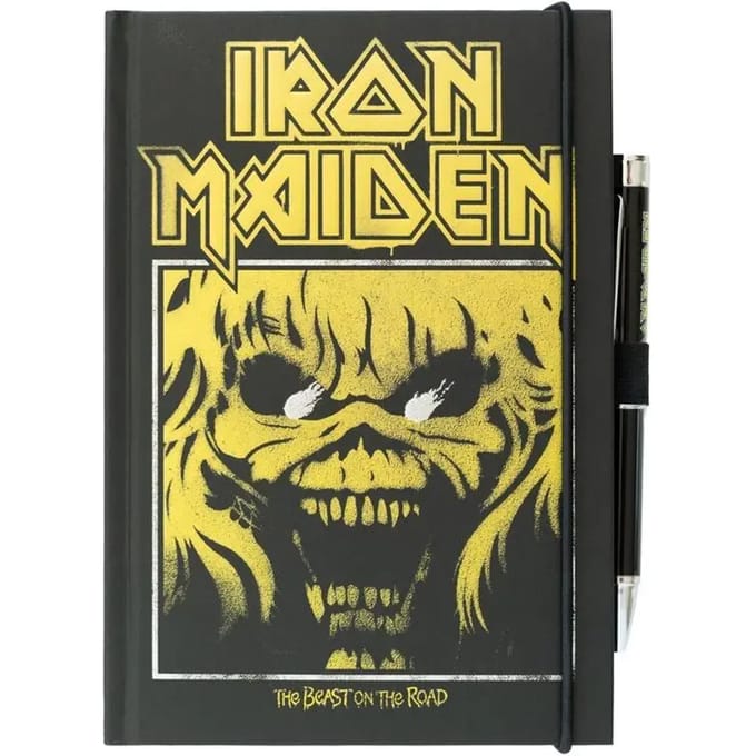 Iron Maiden The Beast On The Road Unisex Notebook - zwart - Standard