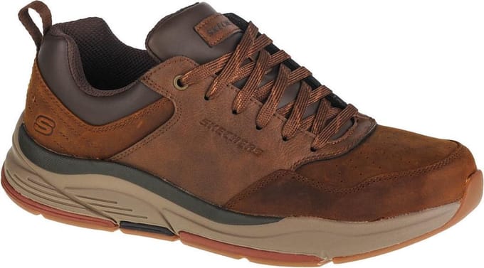 Skechers Benago-Treno, Mannen, Bruin, Sneakers, maat: 42,5