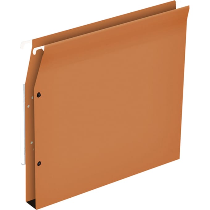 Hangmap Medium Flex A4 U-bodem 30mm karton oranje