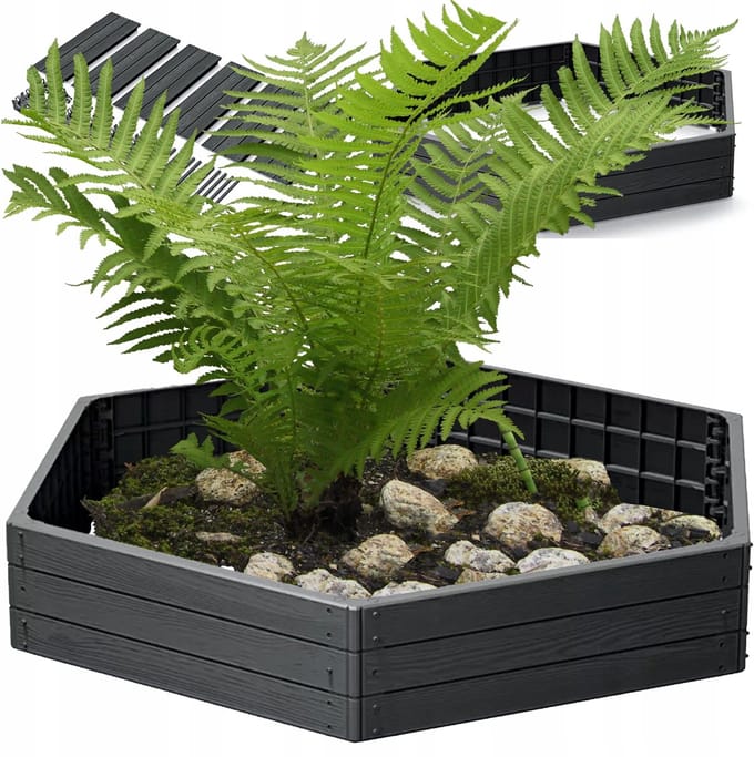 Modulaire Verhoogde Bloempot Garden XL - Antraciet