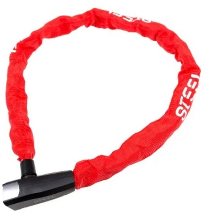 Fiets Steel kettingslot Pro Force 8x8x1100, rood