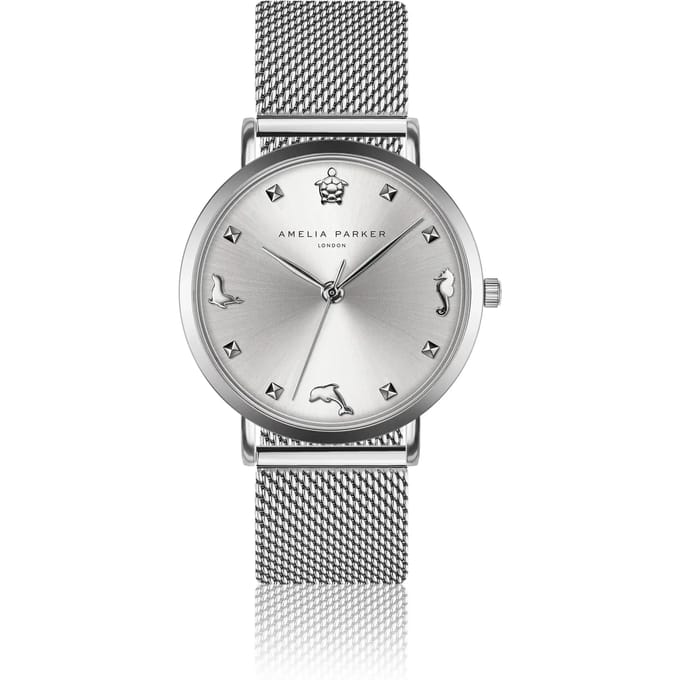 Dameshorloge Amelia Parker Charm Mesh