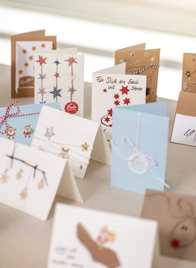Avery design kerststerren-stickers goud
