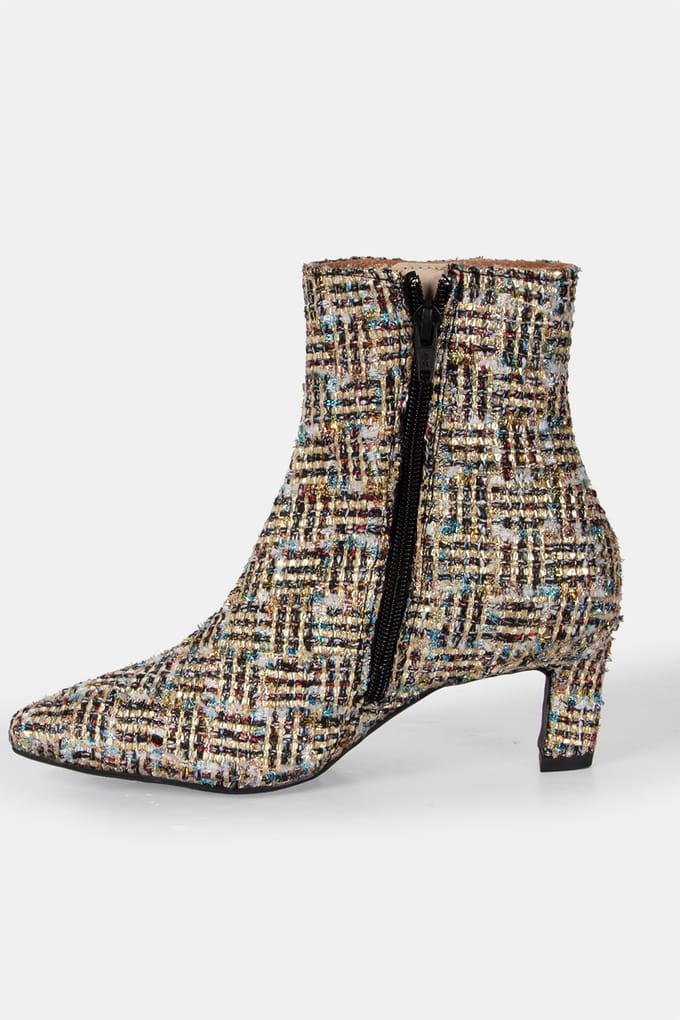DWRS label Leon Tweed Gold Taglia: 37 | Stivali Outlet | Donna | Giallo