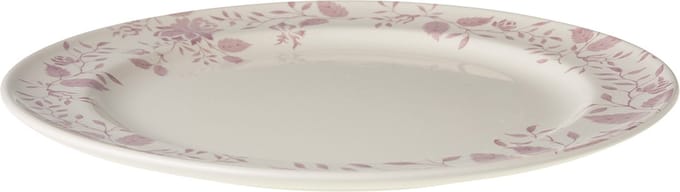 Royal Boch Fleurs Rouges Bord Plat Decor 27cm - Set van 2 stuks