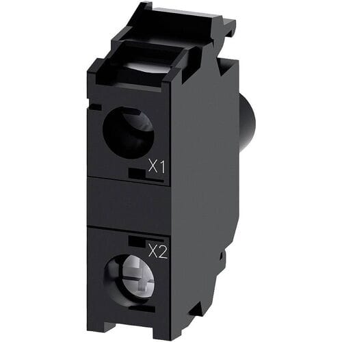 Siemens 3SU14011BG301AA0 LED-module Met LED-element Geel Contact element 24 V DC/AC 1 stuk(s)