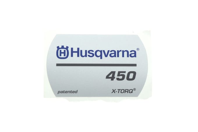 Husqvarna 450 starterkap sticker