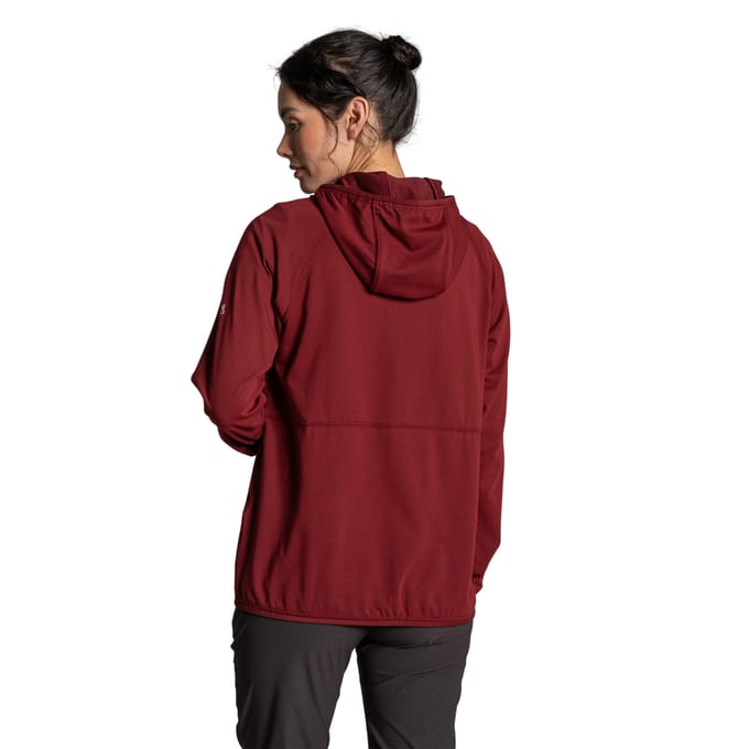 Craghoppers Dames/Dames Aya Nosilife Hooded Jacket (Riad Rood)
