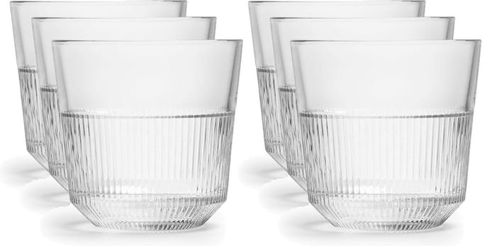 6x Drinkglazen/waterglazen transparant 270 ml Rayo