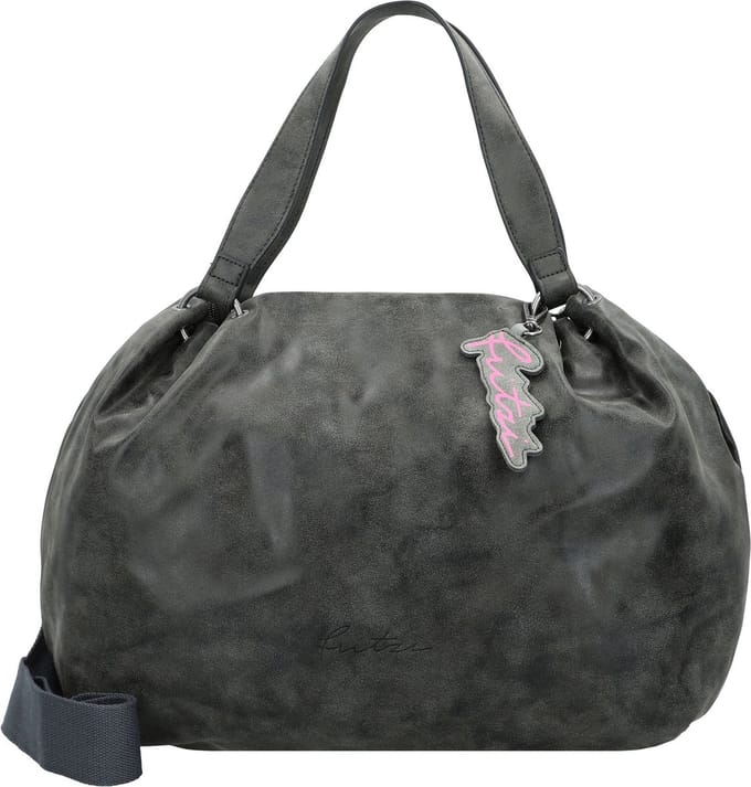 Fritzi aus Preußen Schoudertas Joshi01 Vintage Shopper Black Idol Antraciet