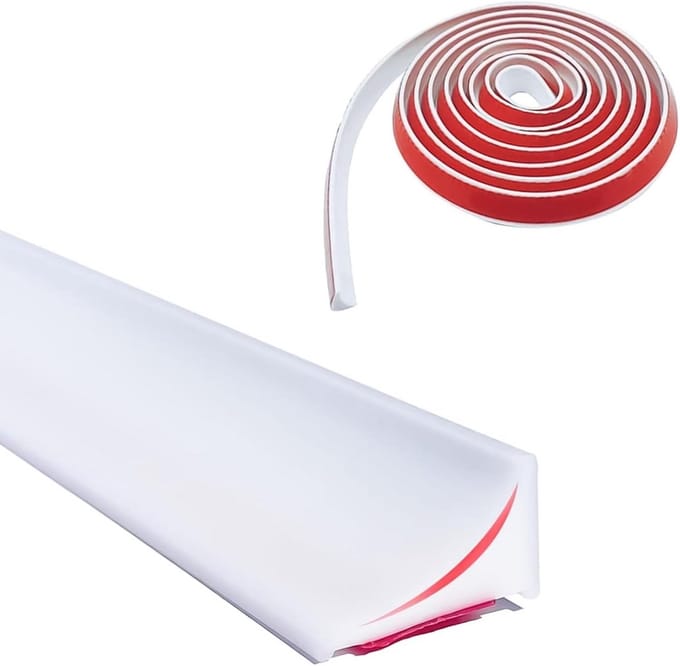 Zelfklevende Waterkerende Strip voor Douche en Badkamer 2 Meter Siliconenrubber