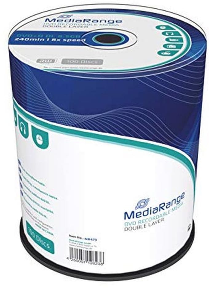 8,5 GB Dual Layer DVD+R voor langdurige gegevensarchivering