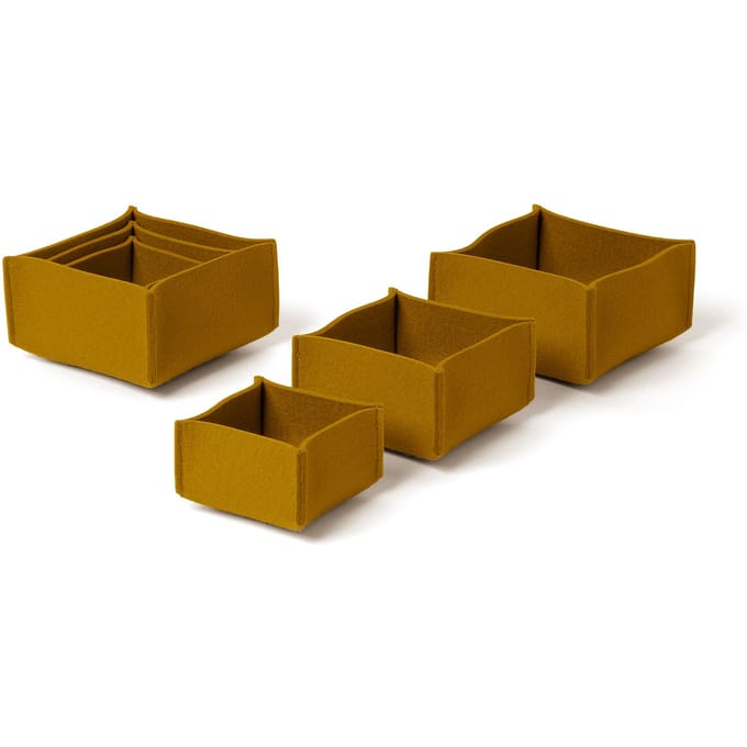 Hey-Sign Box Set een - set van 3 - Mustard
