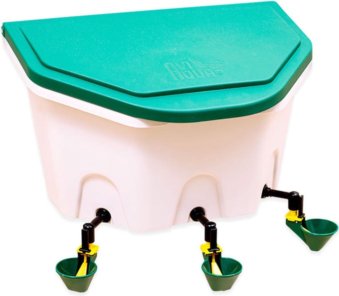 AviAqua drinker 8 liter met drie drinkcups | voor pluimvee