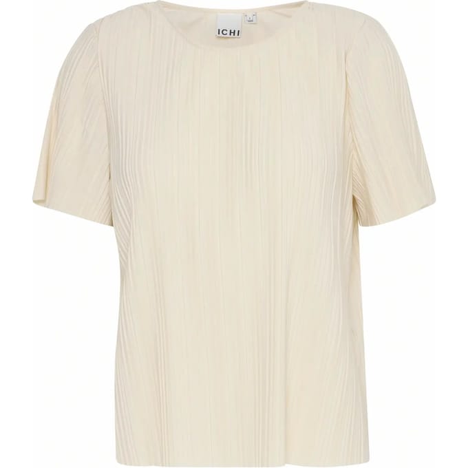 Vrouwelijke plissé T-shirt Ichi Mikala