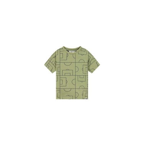 Stains & Stories peuter shirt Light Olive Green 92 heren